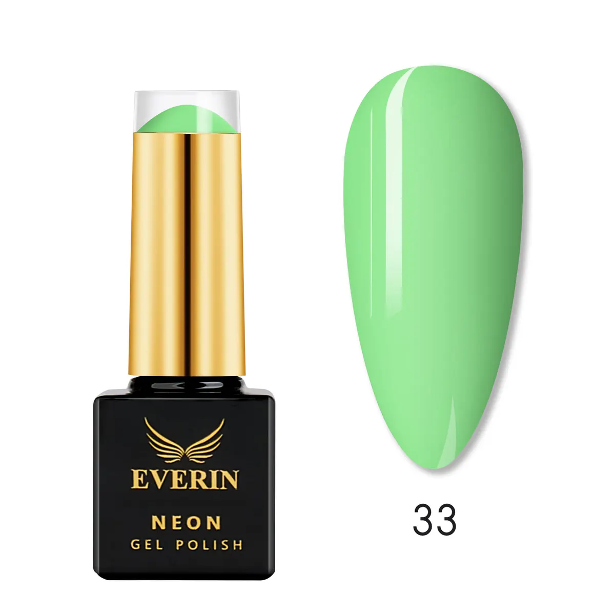 Ojă Semipermanentă Everin Neon 7ml 33 - Verde Mentă Neon EN-33
