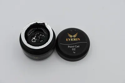 Gel pictură Everin - Negru 02 - GPE-02