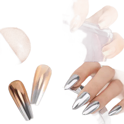 Pigment Efect Oglindă 2 Culori – Duo Chrome Profesional pentru Unghii