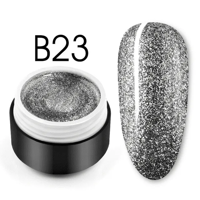 Shiny Platinum Color Gel B23 - B23