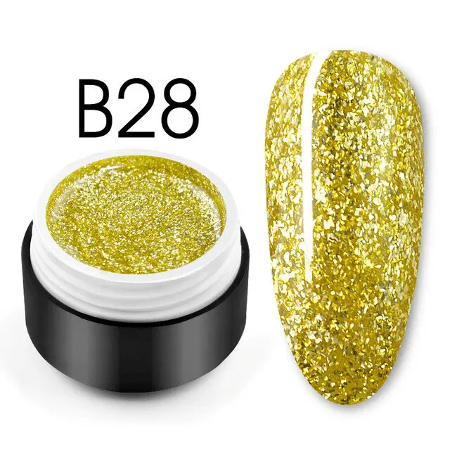 Shiny Platinum Color Gel B28 - B28
