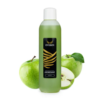 Degresant Everin 1000ml – Măr Verde | Cleaner Profesional Unghii cu Aromă Proaspătă