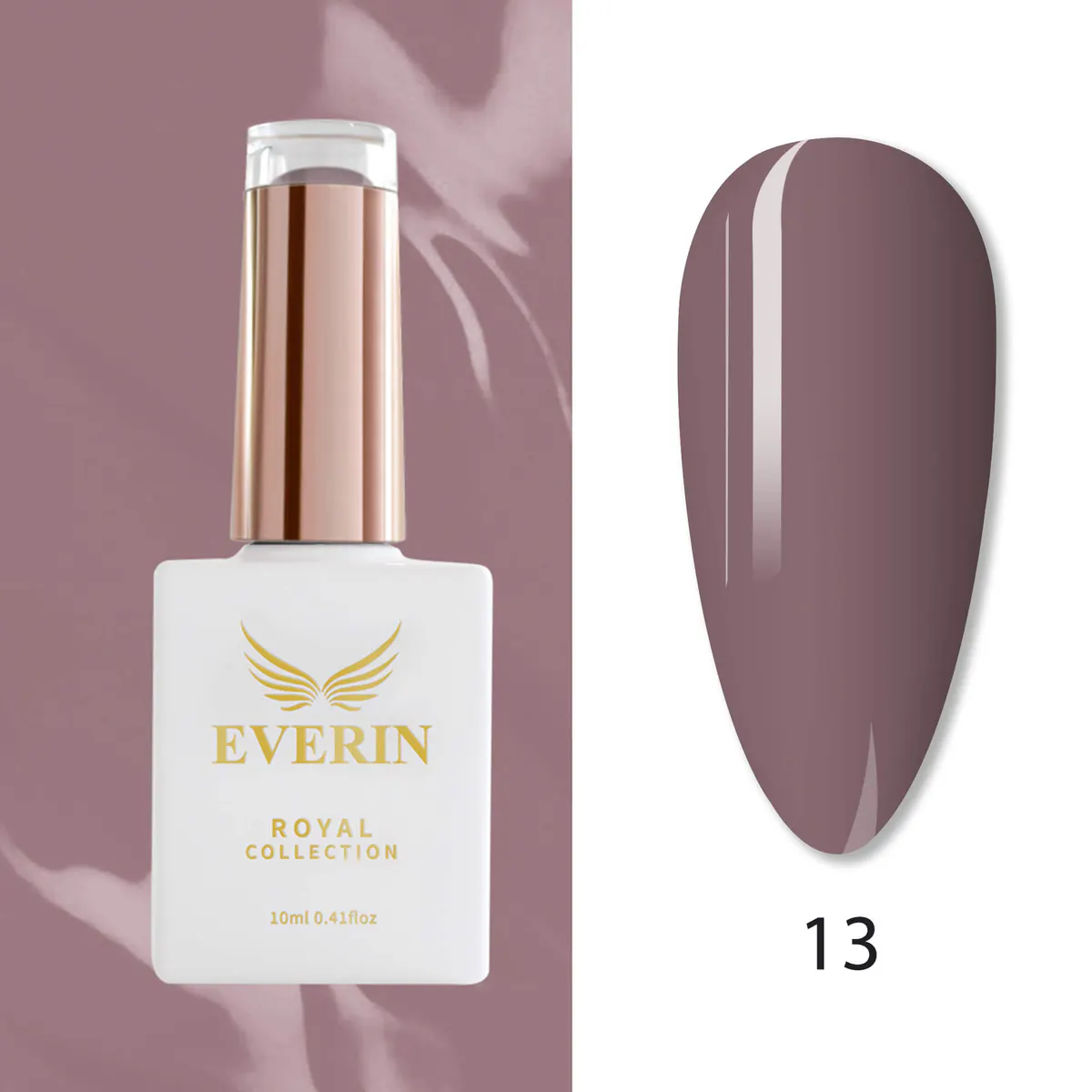 Ojă Semipermanentă Everin Royal Collection 10 ml – 13 Taupe Elegance | Eleganță și Rezistență