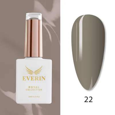 Ojă Semipermanentă Everin Royal Collection 10 ml – 22 Taupe Elegance | Gri Taupe Elegant