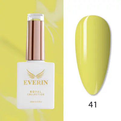 Ojă Semipermanentă Everin Royal Collection 10 ml – 41 Royal Lime Glow | Galben Lime Fresh