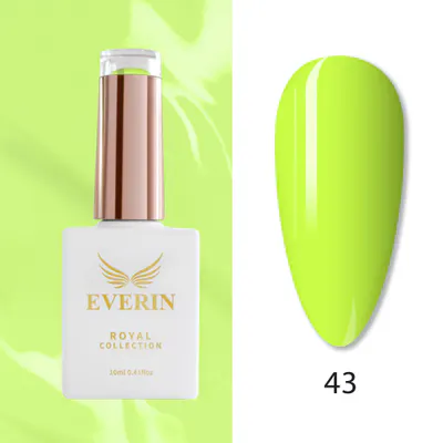 Ojă Semipermanentă Everin Royal Collection 10 ml – 43 Royal Neon Lime | Verde Neon Intens