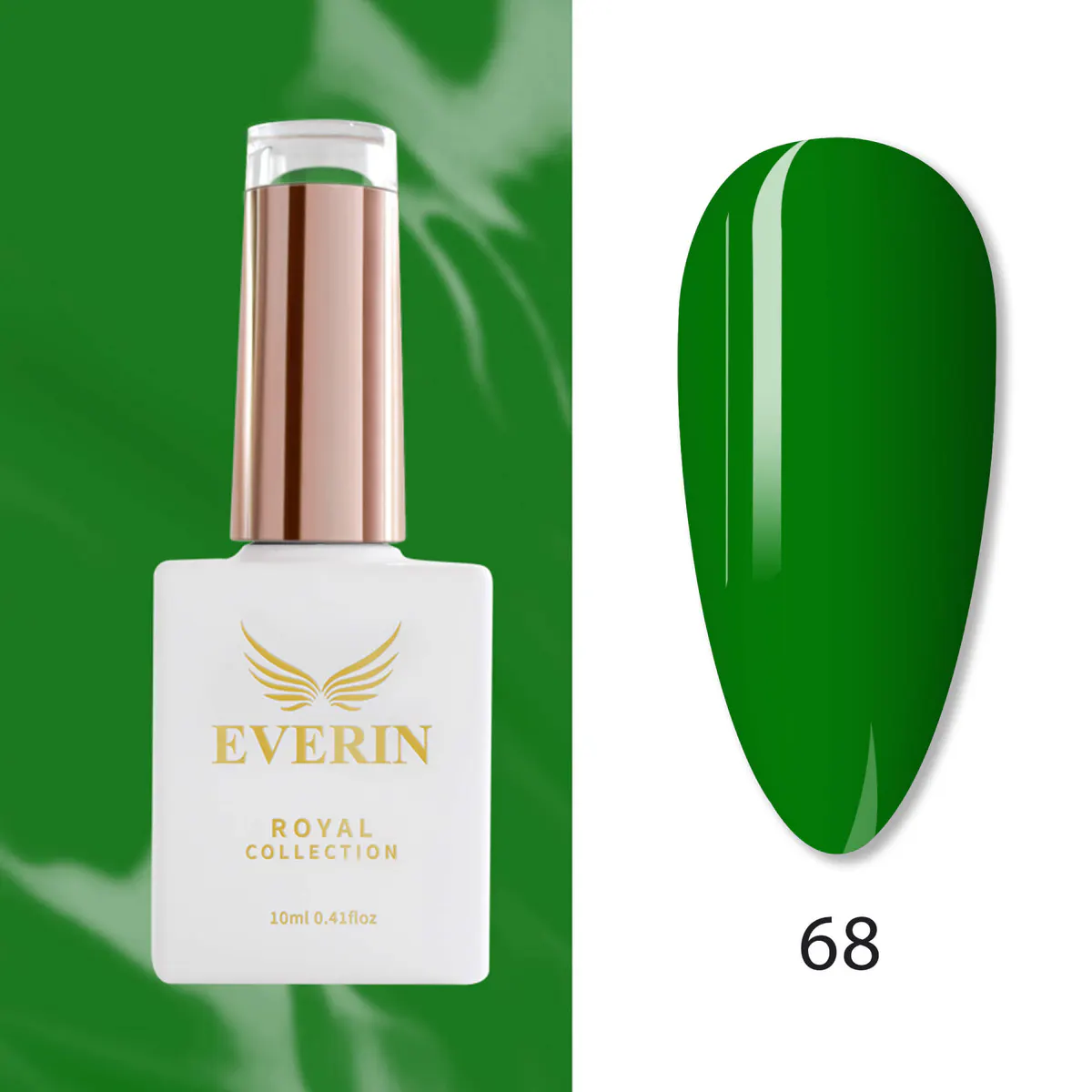 Ojă Semipermanentă Everin Royal Collection 10 ml – 68 Classic Green | Verde Clasic Intens