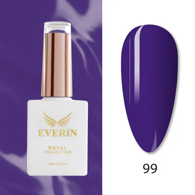 Ojă Semipermanentă Everin Royal Collection 10 ml – 99 Purple Royal | Violet Intens