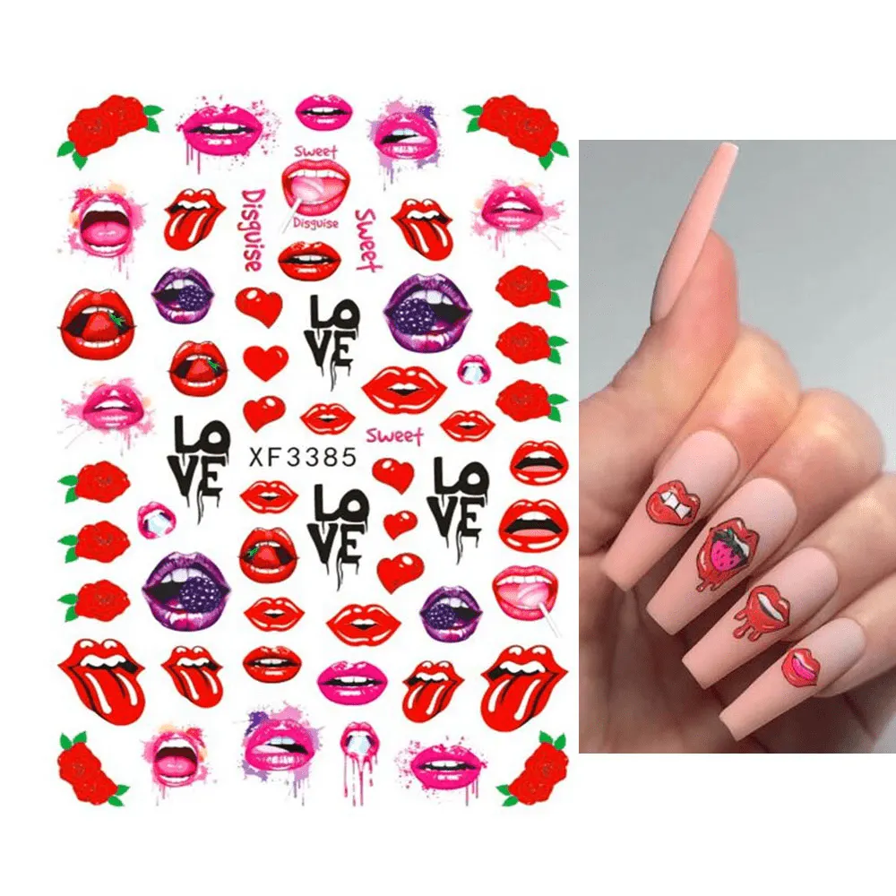 Sticker decor unghii XF3385 - XF3385