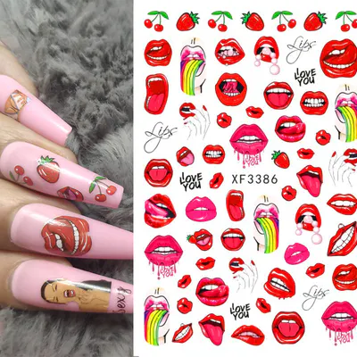 Sticker decor unghii XF3386 - XF3386