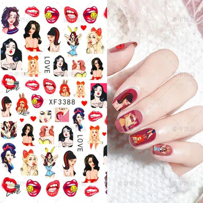 Sticker decor unghii XF3388 - XF3388
