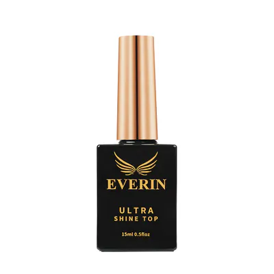 Ultra Shine Top Coat Finish Everin – Top Coat Non Wipe cu luciu intens 15 ml