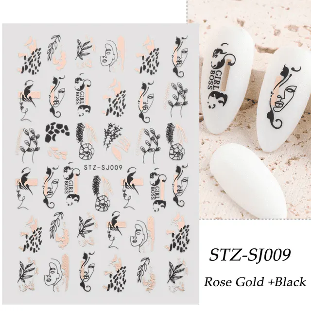 Sticker decor unghii STZ-SJ009 - STZ-SJ009