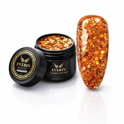Gel Cupru cu Paiete Holografice Everin Twinkle 11 5g