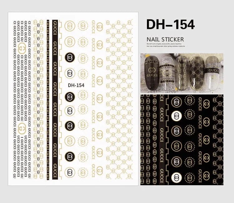 Sticker decor unghii DH-154 - DH-154