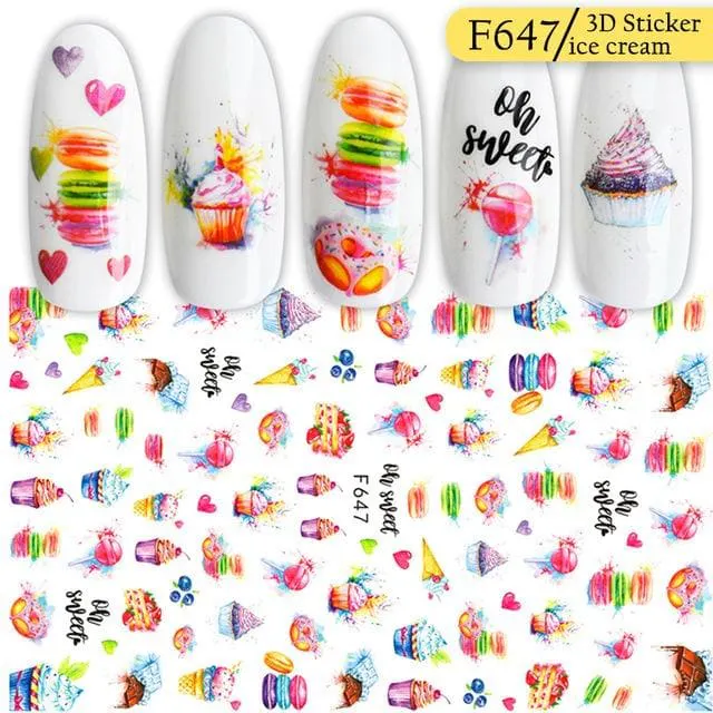 Sticker decor unghii F647 - F647