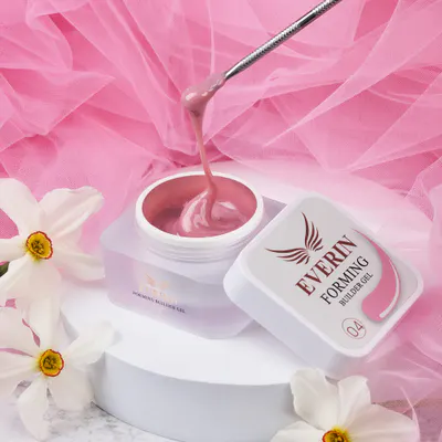 Gel Construcție Everin Forming Cover Pink 04 50g | Gel Vâscos Jelly Profesional Unghii