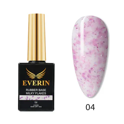Rubber Cover Base Everin 15ml - MILKY FLAKES 04 - MF-04