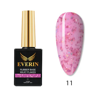 Rubber Cover Base Everin 15ml - MILKY FLAKES 11 - MF-11
