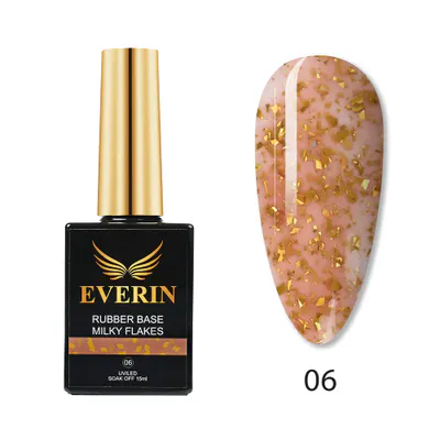 Rubber Cover Base Everin 15ml - MILKY FLAKES 06 - MF-06