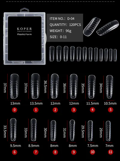 Tipsuri Smart Forms Numerotate Full Cover D-04 – 120 Buc | Everin