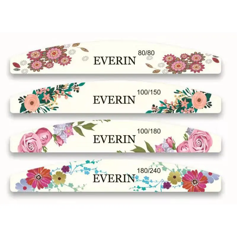 Pilă Unghii 180/240 Everin | Pilă Profesională Finisare Manichiură