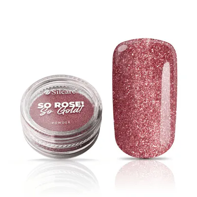 Sclipici So Rose! So Gold! Silcare pentru Nail Art și Decor Unghii - Everin