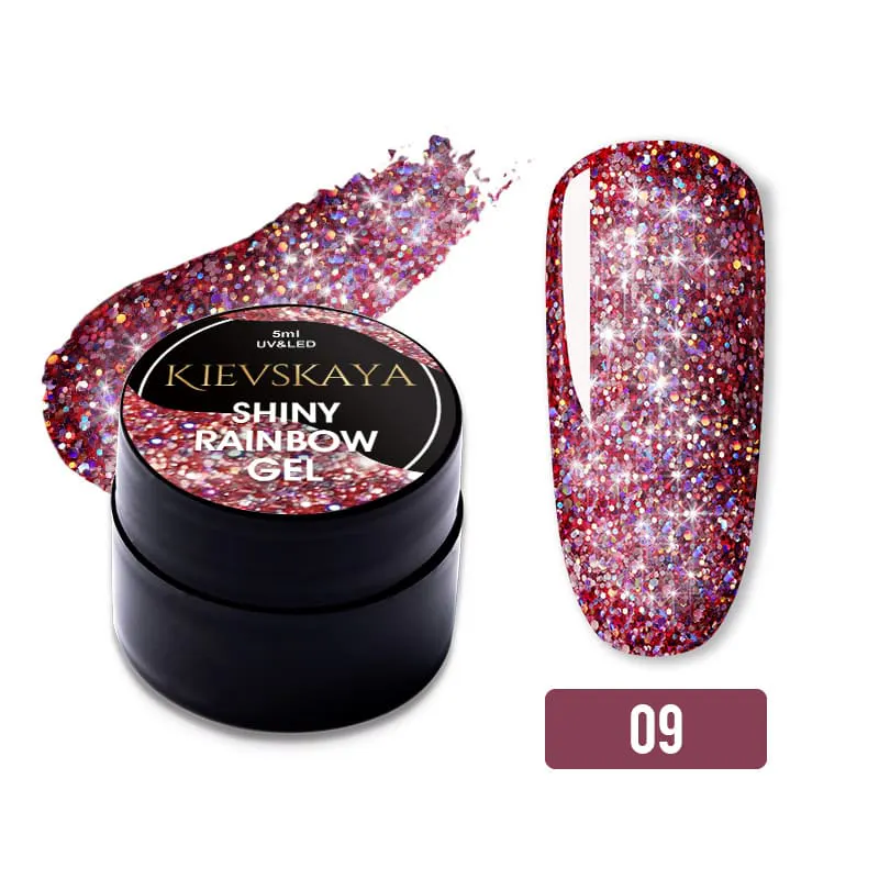 Shiny Rainbow Color gel KIEVSKAYA - 09 - Everin