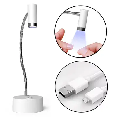 Lampă UV LED Touch Cure 3W – Fixare Provizorie Tipsuri Dual Forms