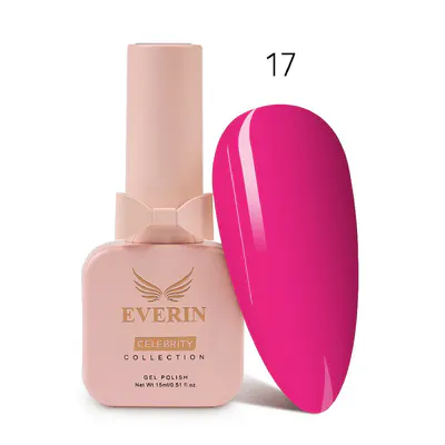 Ojă Semipermanentă Deep Pink Everin Celebrity 17 15ml