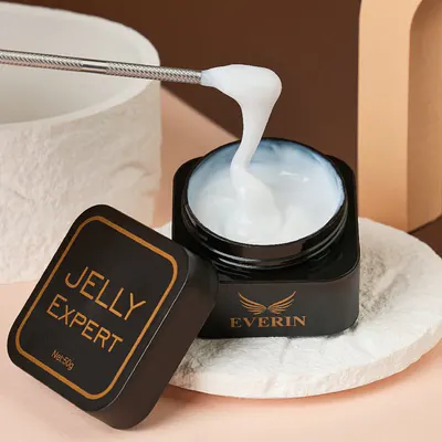 Everin Jelly Expert 50g 05 Milky White – Gel Jelly Alb Lăptos Profesional