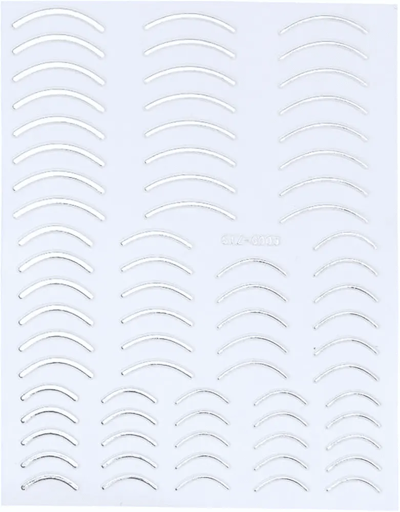 Sticker decor unghii G005 Silver - Everin