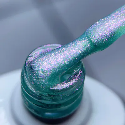 Ojă Semipermanentă Everin Mermaid 08 7ml - Aqua Mint Iridescent