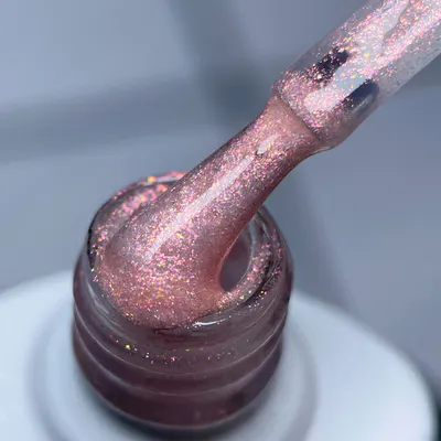 Ojă Semipermanentă Everin Mermaid 10 7ml - Nude Rose Gold Iridescent