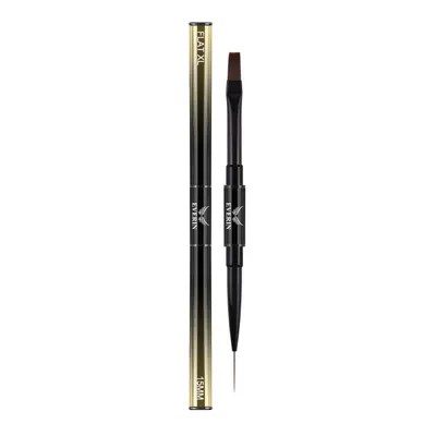 Pensulă Manichiură Dublă Flat 10 & Liner 15mm Gold Everin | Pro Art