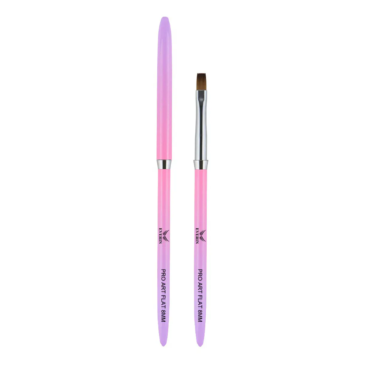 Pensulă Pro Art Flat 10mm Everin | Pensulă Profesională Gel Unghii