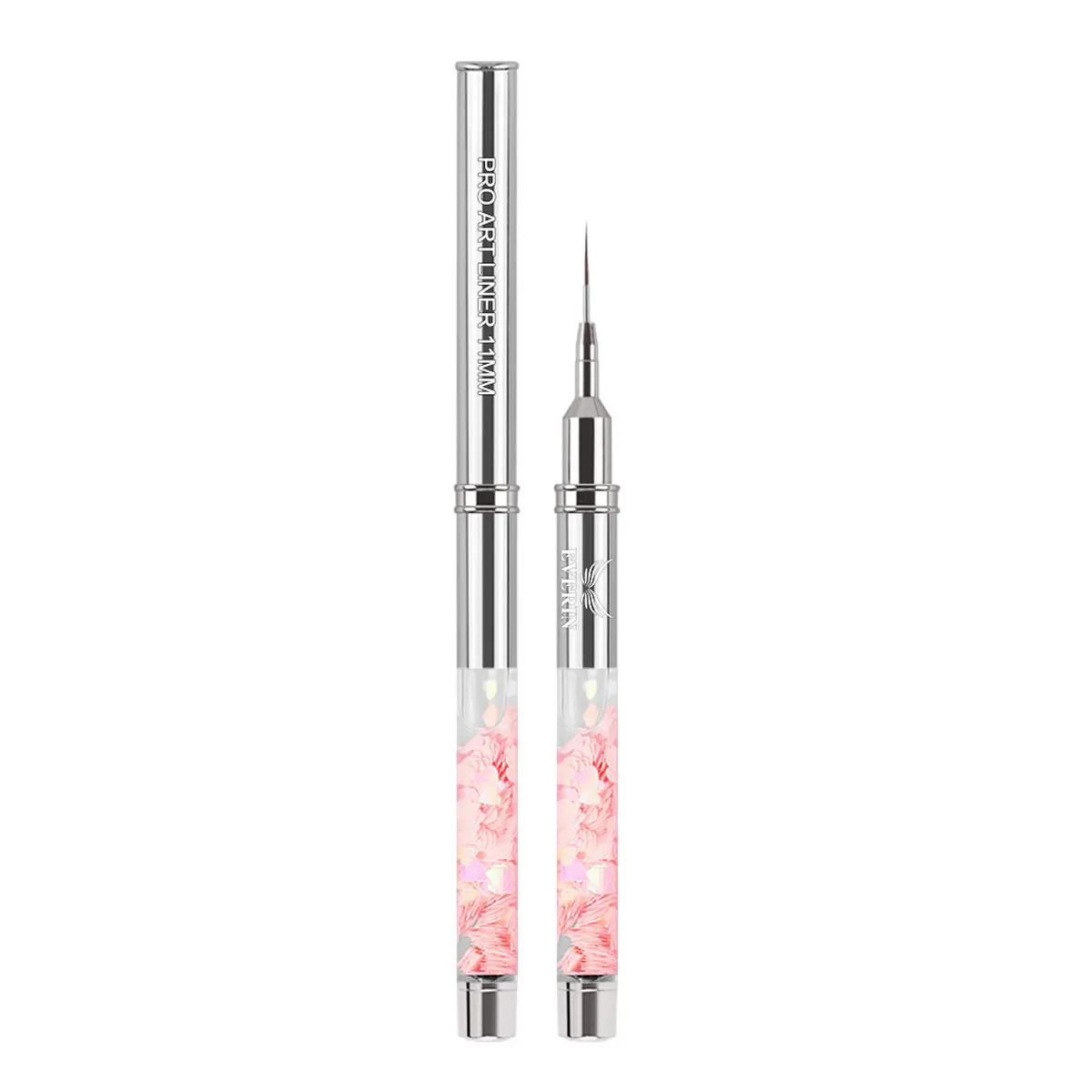 Pensulă Pro Art Liner 11mm Flower Handle Everin | Nail Art Profesional
