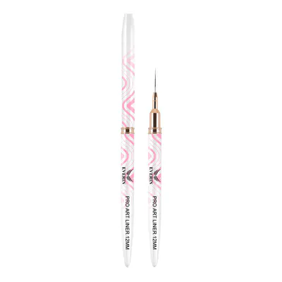 Pensulă Pro Art Liner 12mm Pink Wave Everin | Nail Art Profesional