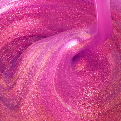 Kievskaya Freeze Gel Holy Brush – Gel Builder Lichid cu Nuanță Delicată și Sclipici, Rezistent și Lucios