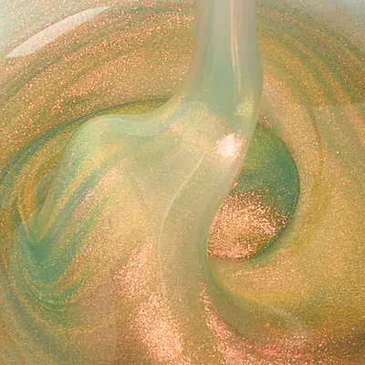 Kievskaya Freeze Gel Ice Princess – Gel Builder Lichid Alb Translucid cu Sclipici Fin