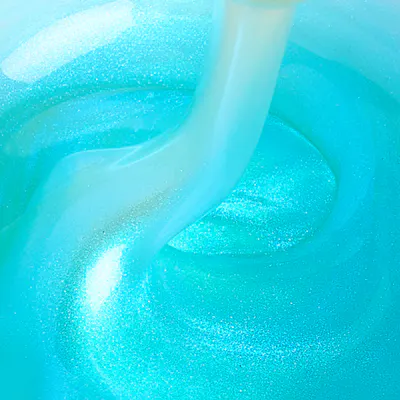 Kievskaya Freeze Gel Lemon Holly – Gel Builder Lichid cu Nuanțe Galbene și Sclipici Strălucitor