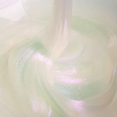 Kievskaya Freeze Gel Sea Foam – Gel Builder Lichid Verde Mentă Perlat cu Sclipici Fin