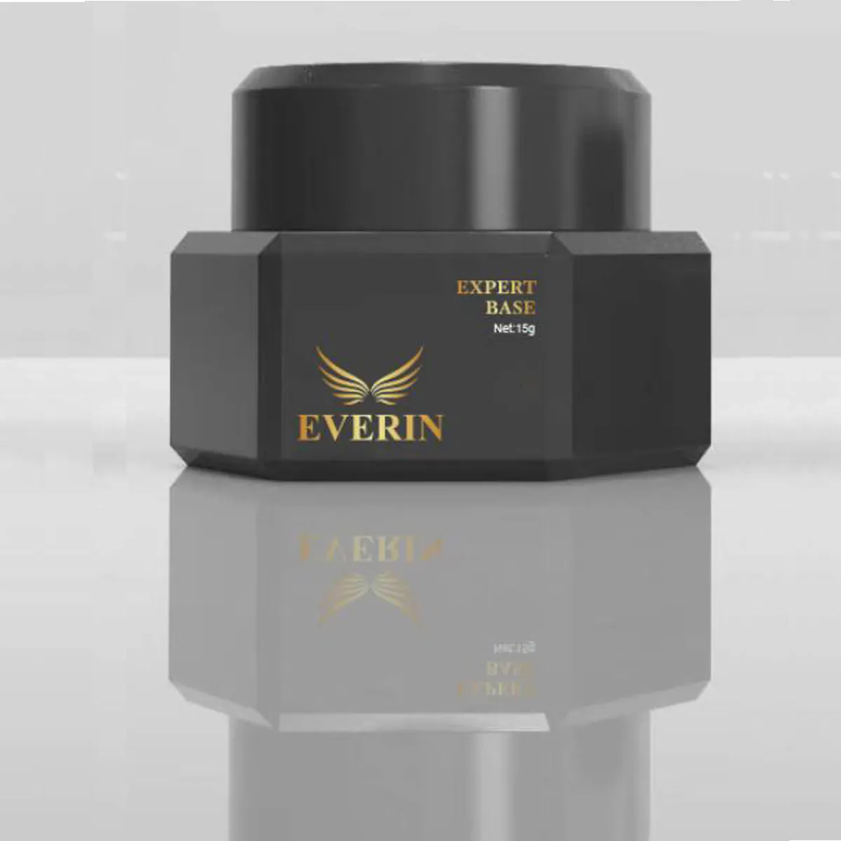 Expert Rubber Base Transparent Everin – Bază Gel UV 15g – elasticitate și aderență pentru unghii dificile