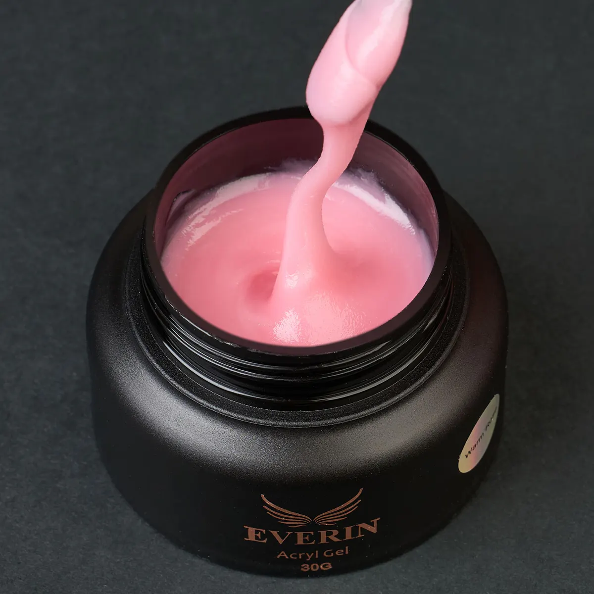 Acryl Gel Everin 30gr Warm Rose TPO Free - Polygel Roz Cald Natural