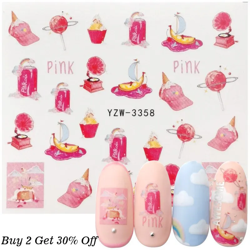 Tatuaj decor unghii YZW-3358 - YZW3358