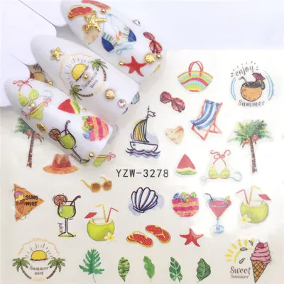 Tatuaj decor unghii YZW-3278 - YZW3278