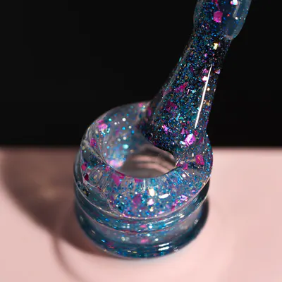 Superstar Top Coat Everin 15 ml – Kimora | Top Fără Dispersie cu Efect Oceanic Holografic