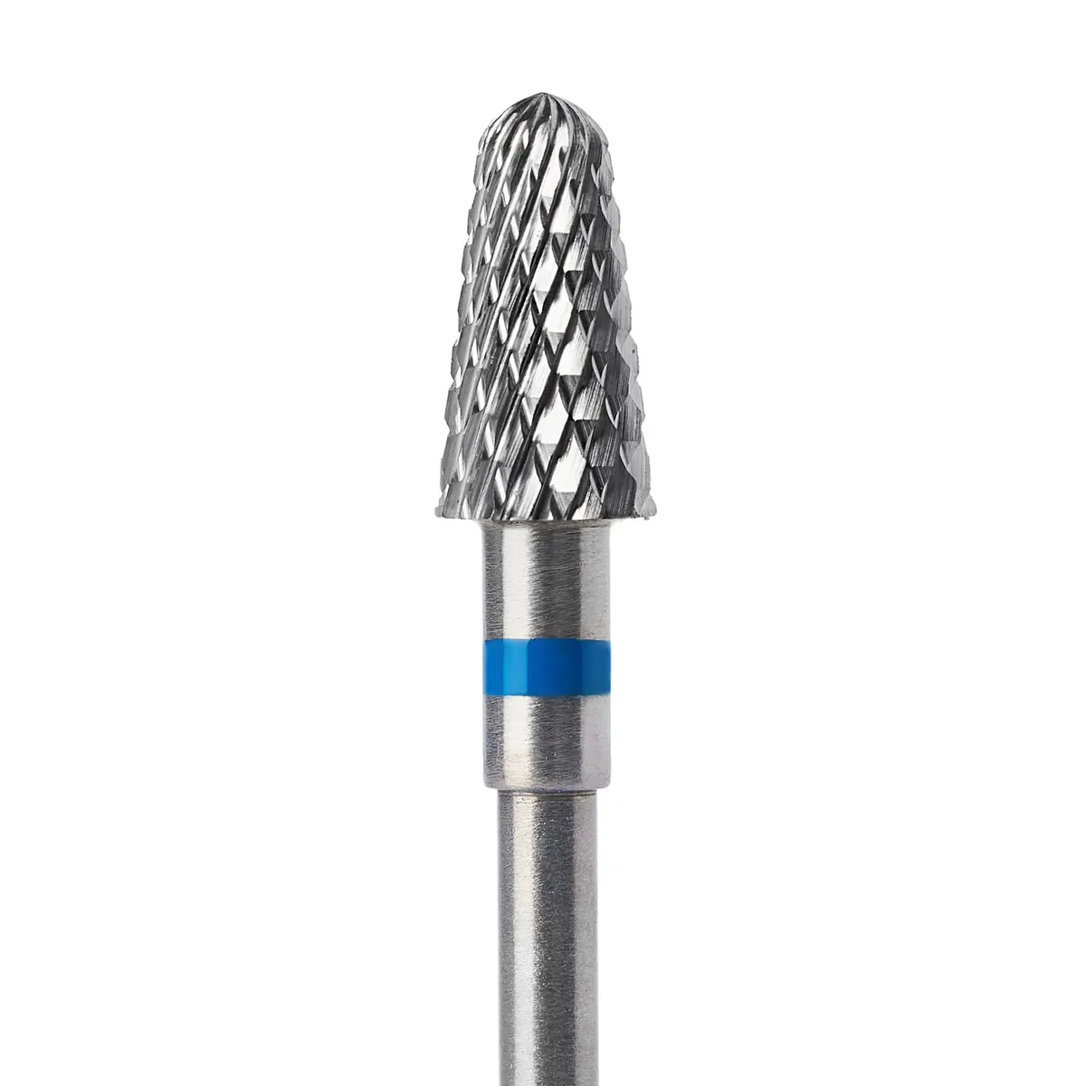 Capăt Freză Tungsten Carbide Albastru 5x10mm BTE-17A – Profesional pentru Gel și Refill | Everin