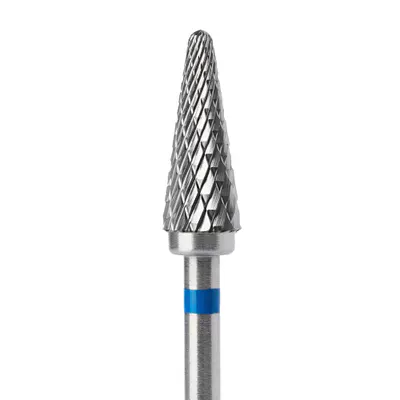 Capăt Freză Tungsten Carbide Albastru 5x13mm BTE-18A – Profesional pentru Gel și Refill | Everin