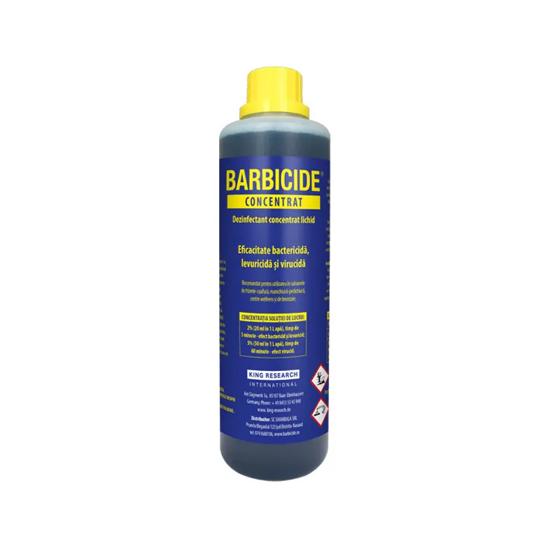 Barbicide Dezinfectant concentrat lichid 500 ml pentru instrumentar - Everin